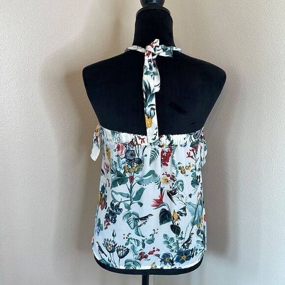 Banana republic floral halter top - Picture 6 of 8